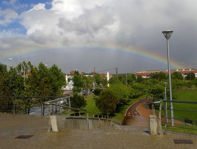 Algunas farolas en Logroño