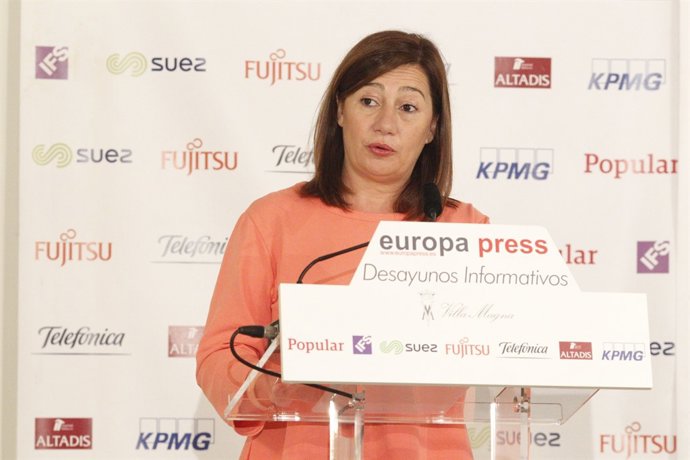  Francina Armengol Protagonitza Un Esmorzar Informatiu D'Europa  Press