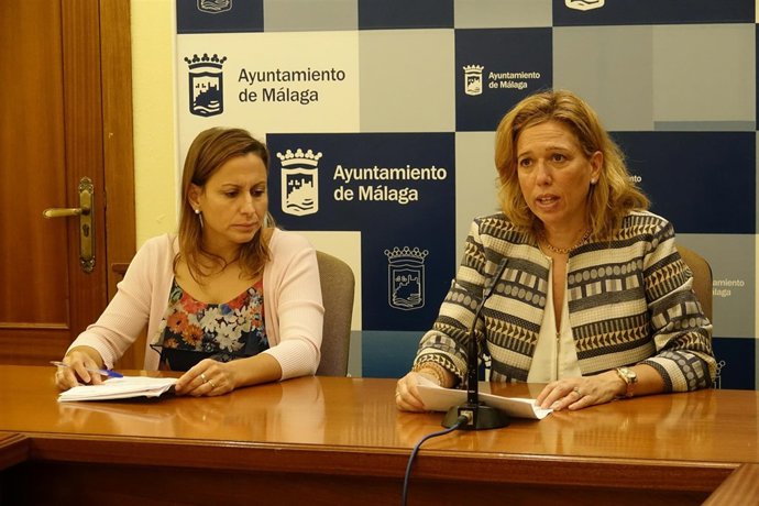 Elvira Maeso, edil de Málaga, en rueda de prensa 