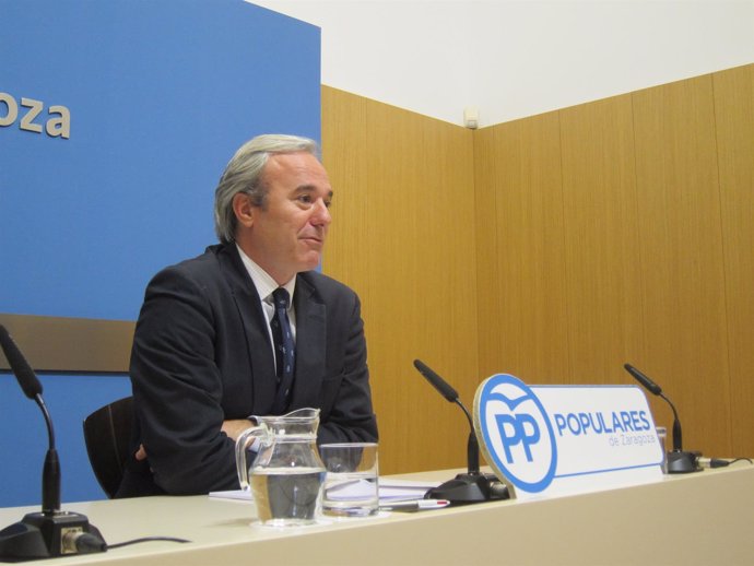 El portavoz del PP en el Ayuntamiento, Jorge Azcón
