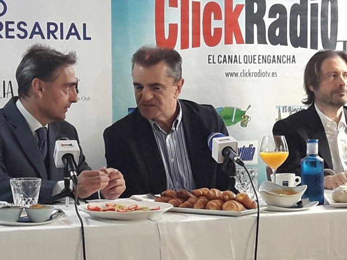 José Manuel Franco en un desayuno informativo