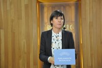 Ana Pontón (BNG) replica a Feijóo que el problema de Galicia es el "centralismo" y le afea que sea "recadero" de Rajoy