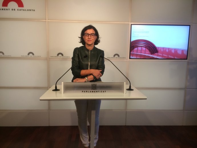 La portaveu del PSC en el parlament,Eva Granados