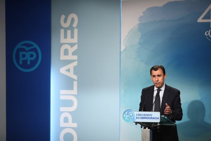 Roda de premsa de Fernando Martínez-Maillo a la seu del PP