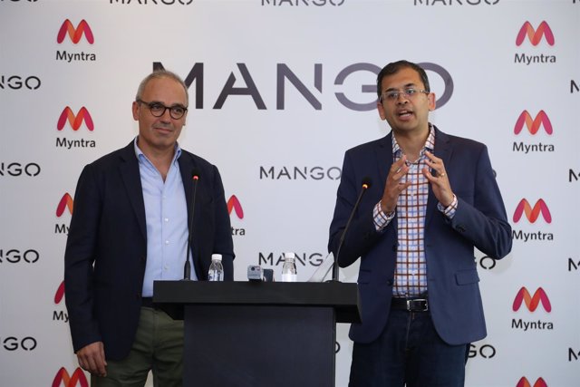 El vicepresidente de Mango Daniel López y Ananth Narayanan (Myntra&Jabong)