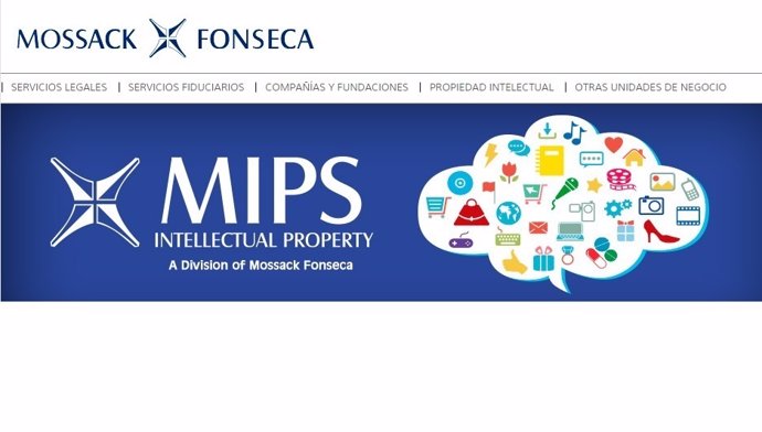 Pàgina web de Mossack Fonseca, bufet dels 'papers de Panamà'