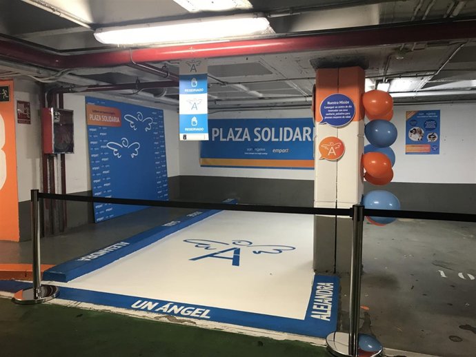 Plaza de parking solidario