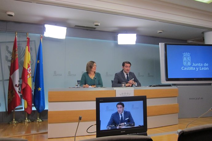 Marcos y Suárez Quiñones tras el Consejo de Gobierno