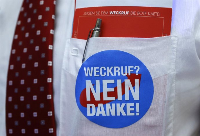 Un miembro de Alternativa para Alemania (AfD)