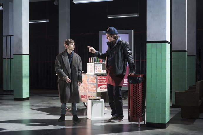 Un moment de l'obra 'Islàndia', de Lluïsa Cunillé, en el TNC
