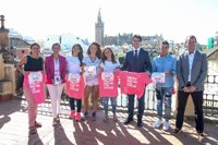 Unas 14.000 mujeres participan el domingo en la Carrera de la Mujer de Sevilla, que recupera su tradicional recorrido