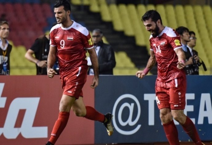 Al Somah celebra el gol del empate 