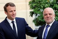 Macron ofrece a Al Abadi la mediación de Francia para resolver la disputa con el Kurdistán