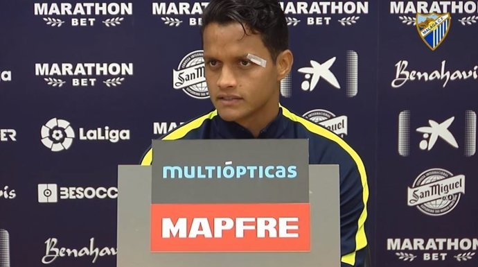 Roberto Rosales, jugador del Málaga CF