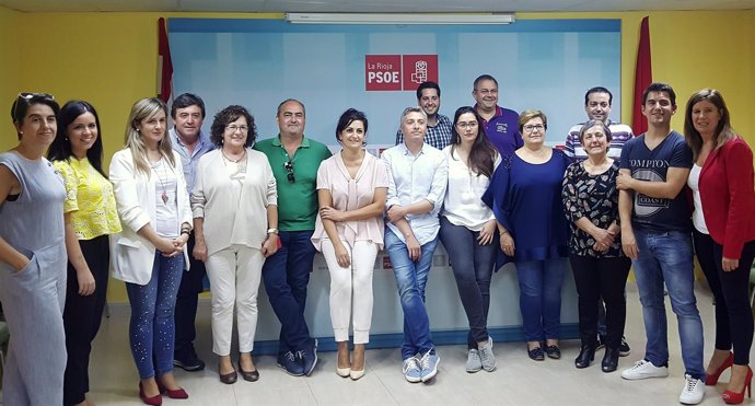 El secretario general del PSOE aborda AP68 en Calahorra