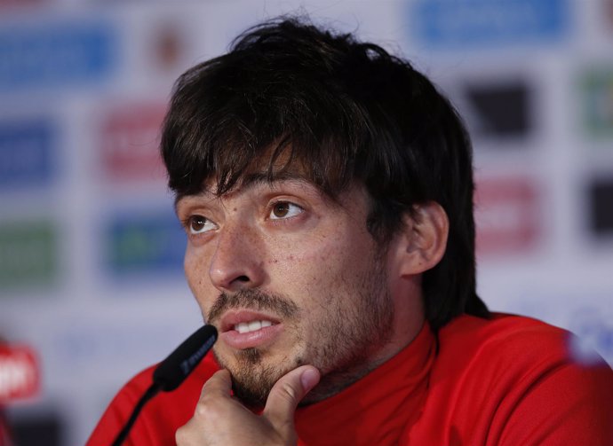 El internacional español David Silva 