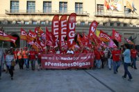 CC.OO. y UGT aseguran que hay que defender las pensiones ya que son "el mayor sistema de protección social" 