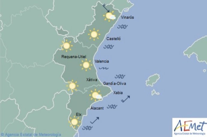 Predicción de este viernes