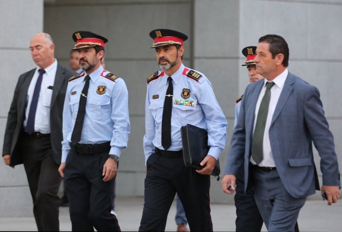 Trapero arriba a l'Audiència Nacional