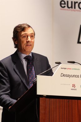 Rafael Hernando, durante el desayuno de Europa Press Andalucía