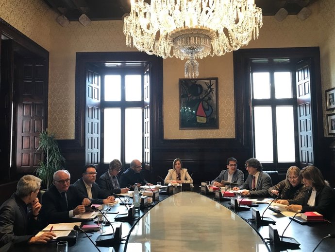Reunió de la Mesa del Parlament