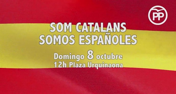 Vídeo del PP català en el qual insta a defensar la unitat d'Espanya