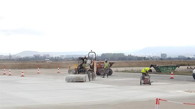 Obras en el Aeropuerto de Foronda