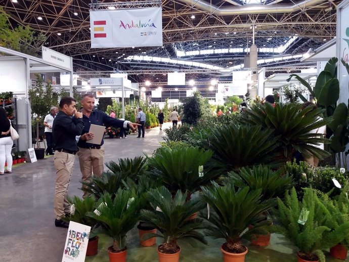 Empresas andaluzas en Iberflora de Valencia.