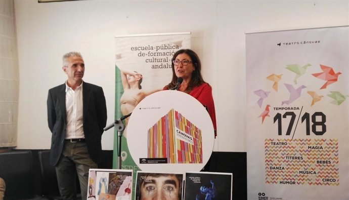 Monsalud Bautista y Miguel Ángel Vázquez. Cultura. Junta