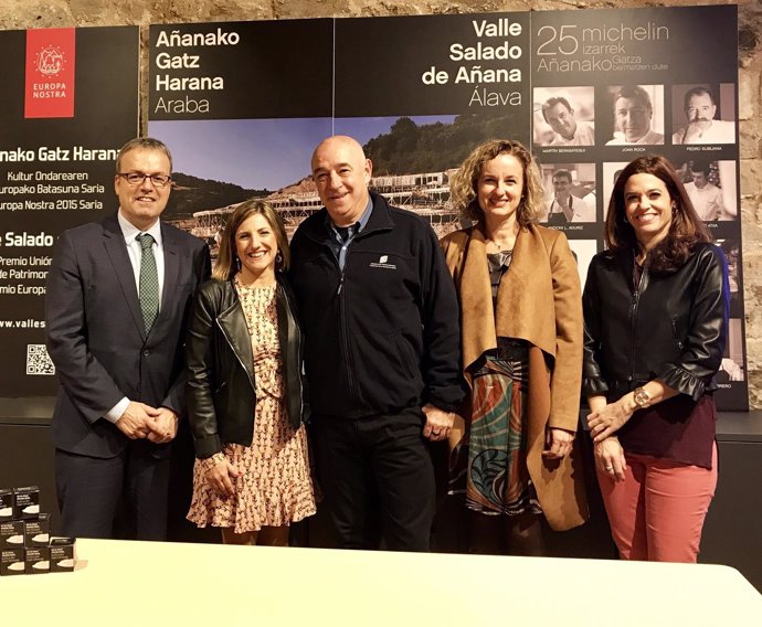 Visita de la delegación de Cádiz a Salinas de Añana