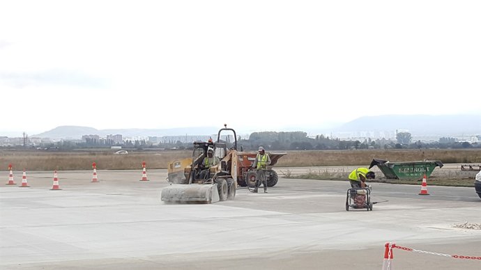 Obras en el Aeropuerto de Foronda
