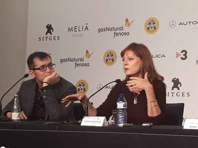 Àngel Sala y Susan Sarandon