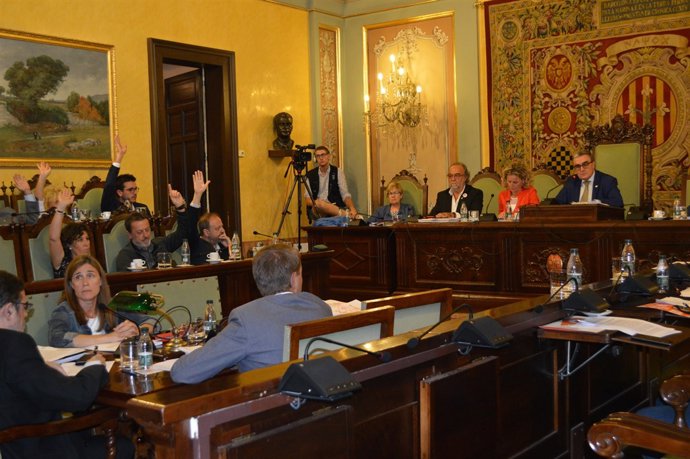 Ple de l'Ajuntament de Lleida
