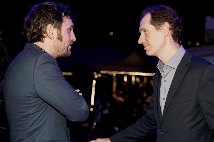 Raúl Arévalo con Miguel Torres Maczassek, director de Bodegas Torres