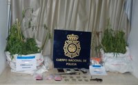 Incautados 930 gramos de cocaína y cinco detenidos en una operación policial en Úbeda (Jaén)