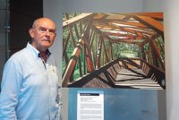 José Calle muestra su obra en la iniciativa 'Yo expongo', en el Centro Fundación Caja Rioja-Bankia de Gran Vía