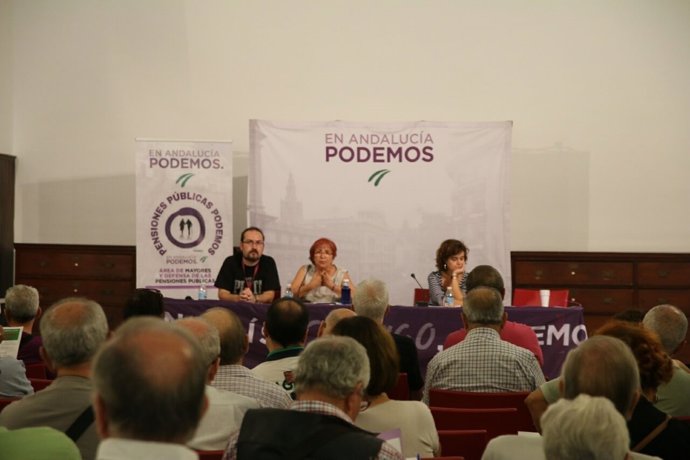 Convocatoria de la diputada de Podemos Esperanza Gómez
