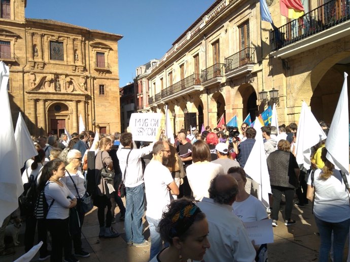 Manifestaciones por Cataluña en Oviedo