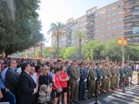 Unas 7.000 personas celebran en Badajoz en Día de la Fiesta Nacional