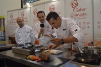 Diputación promociona en Fermasa los productos 'Sabor Granada' con 'showcoocking' y catas dirigidas