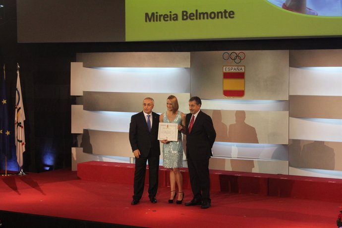 Mireia Belmonte en la Gala Anual del COE