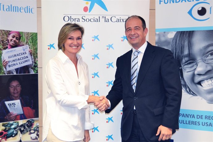 Convenio entre Caixa y la Fundació Oftalmedic