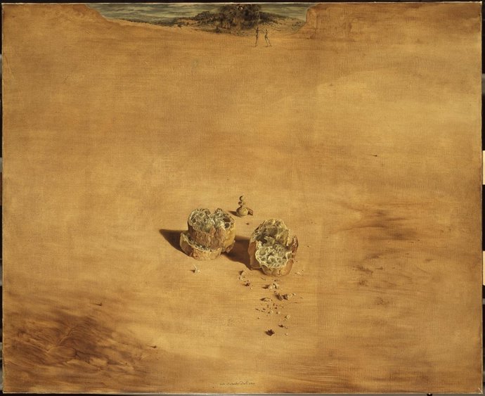 Obra 'Dos Trossos de Pa', de Salvador Dalí
