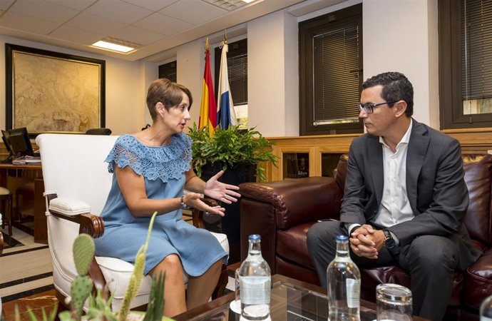 Onalia Bueno con Pablo Rodríguez