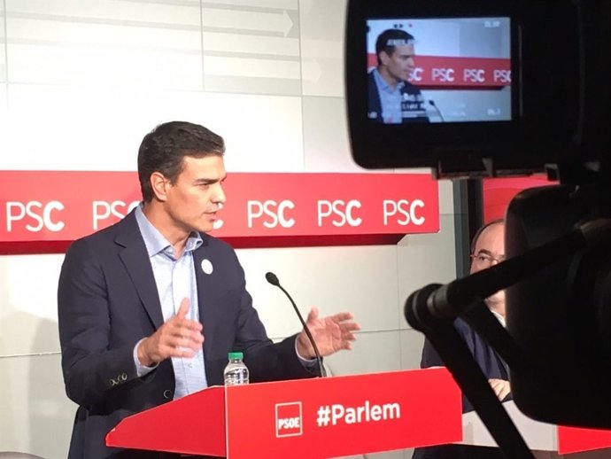 Pedro Sánchez (PSOE) Miquel Iceta (PSC)