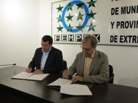 La Fempex y QSD Global firman un convenio para fortalecer la acción municipal ante las desapariciones de personas