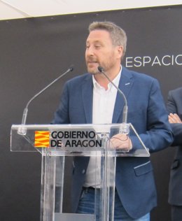 José Luis Soro, en un acto este lunes en el Espacio Aragón