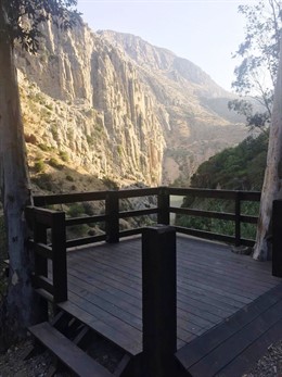 Mirador caminito del rey vía ferrata turismo activo el chorro málaga ardales alo