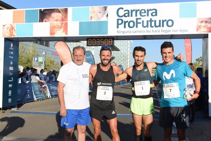 Fermín Cacho, Chema Martínez, Jesús España y Gómez Noya II Carrera ProFuturo