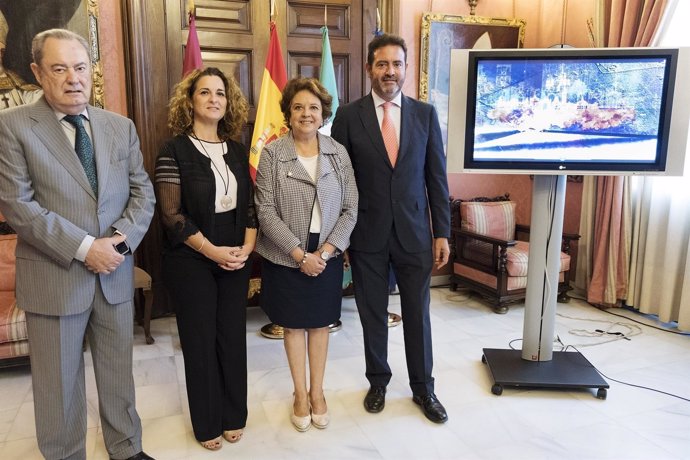 Sevilla 09/10/2017 La Delegada Municipal De Economía, Comercio Y Relaciones Inst